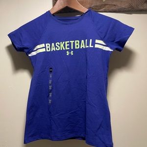Girls Under Armour basketball tshirt